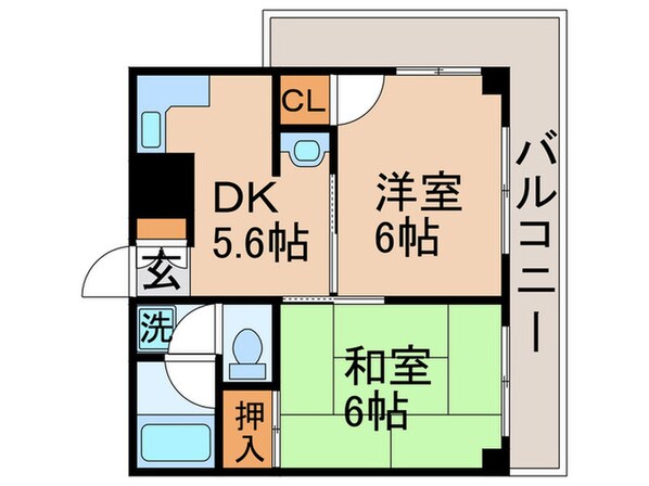 弘道高橋第一ハイツの物件間取画像